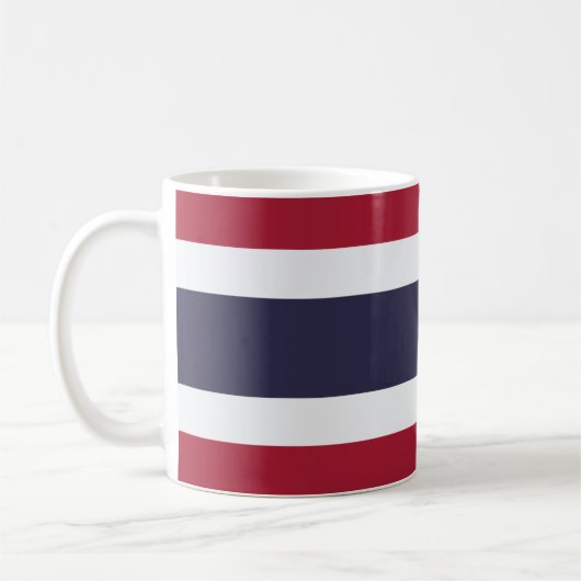 Mug with Flag of Thailand Kaffeetasse (Links)