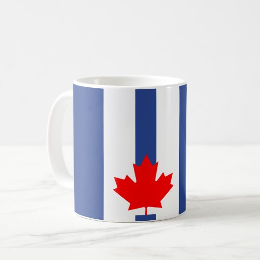 Mug with Flag of Toronto, Ontario Kaffeetasse (Vorderseite Links)