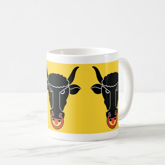 Mug with Flag of Uri, Switzerland Kaffeetasse (VorderseiteRechts)