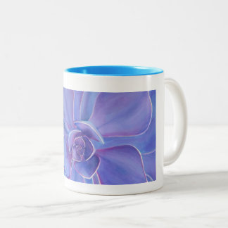 Mug with Floral Design Zweifarbige Tasse