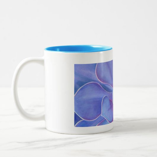 Mug with Floral Design Zweifarbige Tasse (Links)