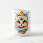 Mug with ice-cream and cat kaffeetasse (Mittel)