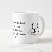  Mug with Koala Design – Funny Italian Phrase Jumbo-Tasse (Vorderseite Rechts)