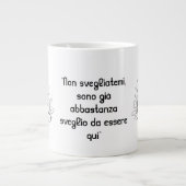 Mug with Koala Design – Funny Italian Phrase Jumbo-Tasse (Vorderseite)