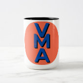 mug with logo zweifarbige tasse (Mittel)