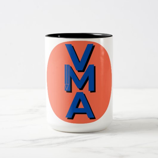 mug with logo zweifarbige tasse (Mittel)