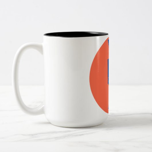 mug with logo zweifarbige tasse (Links)