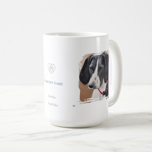 Mug with painting of pets kaffeetasse (VorderseiteRechts)