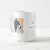 Mug with painting of pets kaffeetasse (Vorderseite Links)