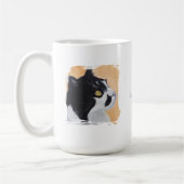 Mug with painting of pets kaffeetasse (Links)