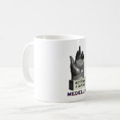Mug with reproduction photoof Botero's Mit Der Kaffeetasse (Vorderseite Links)