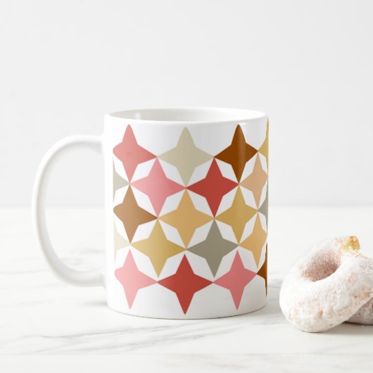 mug with soothing graphic pattern kaffeetasse (Mit Donut)
