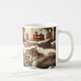 Mug with the Lazy Cat Kaffeetasse