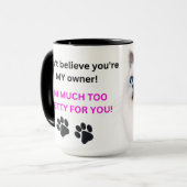 Mug with the Much Too Pretty Cat Tasse (Vorderseite Links)