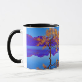Mug with tree tasse