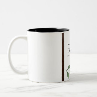 mug with verse zweifarbige tasse