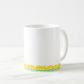 Mug with yellow Flowers Kaffeetasse (VorderseiteRechts)