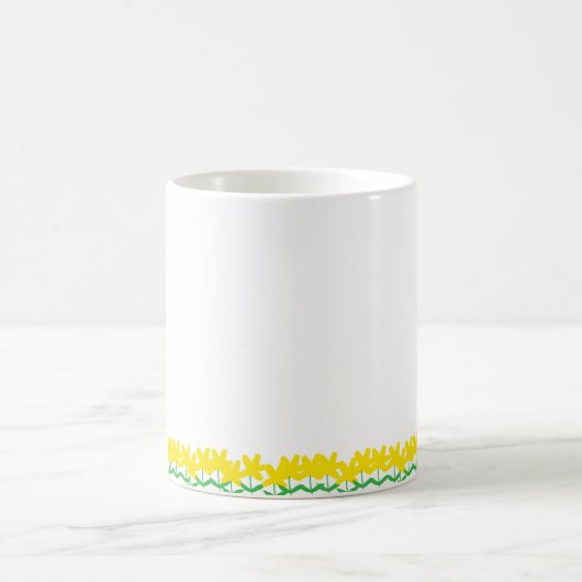 Mug with yellow Flowers Kaffeetasse (Mittel)