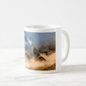 Mug, WOOD SCREEN, howling wolf, photo Kaffeetasse (VorderseiteRechts)