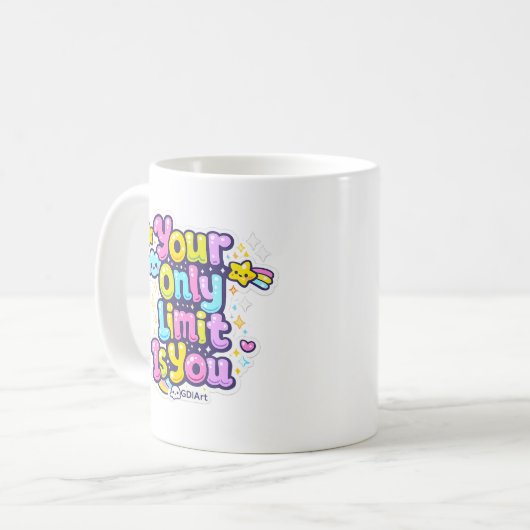 MUG - Your Only Limit Is You Kaffeetasse (Vorderseite Links)