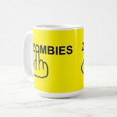 Mug Zombies Flip Kaffeetasse (Vorderseite Links)
