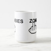 Mug Zombies Flip Kaffeetasse (Mittel)