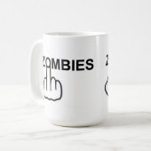 Mug Zombies Flip Kaffeetasse (Vorderseite Links)