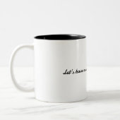 mug zweifarbige tasse (Links)