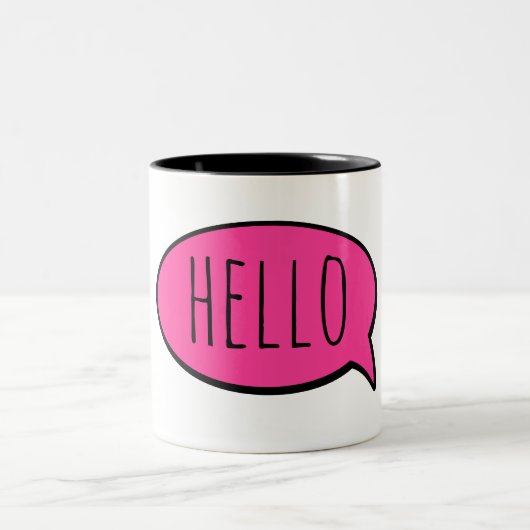 Mug Zweifarbige Tasse (Mittel)