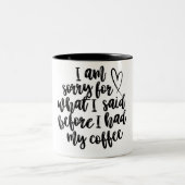 Mug Zweifarbige Tasse (Mittel)