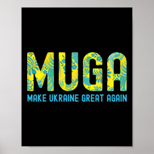 Muga Machen Ukraine Wieder Großartig Unterstützen Poster