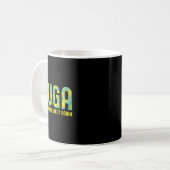 Muga Make Ukraine Great Again Support Funny Saying Kaffeetasse (Vorderseite Links)