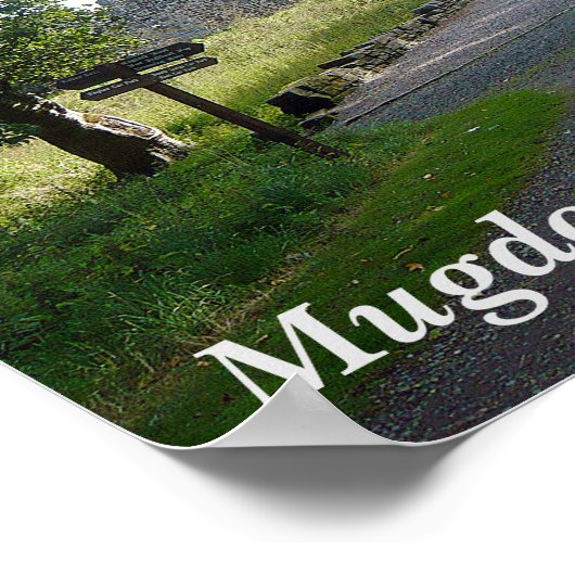 Mugdock Castle - Graham Clan Poster (Ecke)