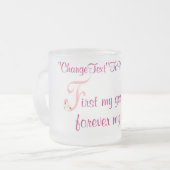 mugElegance_First Meine Mutter Mattglastasse (Vorderseite Links)