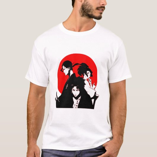 Mugen Jin und Fuu Samurai Champloo T-Shirt (Vorderseite)