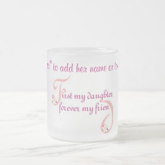 mugFirst meine Tochter Mattglastasse