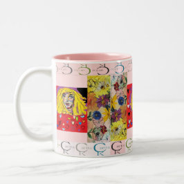 Mugg Carita K design Zweifarbige Tasse