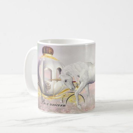 Mugg Enhörning Be a unicorn Kaffeetasse (Vorderseite Links)
