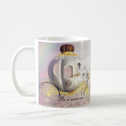Mugg Enhörning Be a unicorn Kaffeetasse (Links)