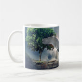 Mugg Enhörning En ny dag samma gamla helvete Kaffeetasse (Links)