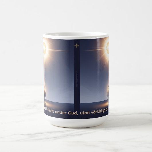 Mugg — Fri kristen Kaffeetasse (Mittel)