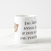 Mugg katt Jag är både snygg och söt Kaffeetasse (Mittel)