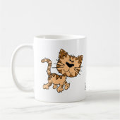 Mugg katt Jag är både snygg och söt Kaffeetasse (Links)