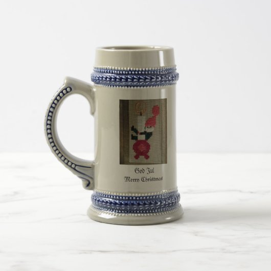 MUGG / Ölkrus med Julmotiv Bierglas (Links)