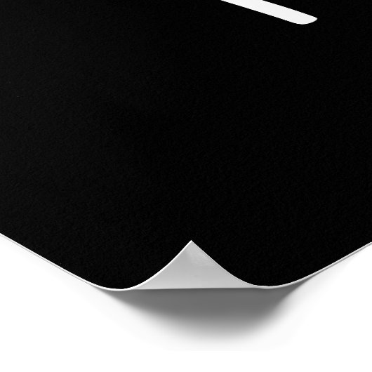 Mugger Funny Mug Puns Dark BG Poster (Ecke)