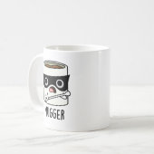 Mugger Funny Mug Puns Kaffeetasse (Vorderseite Links)