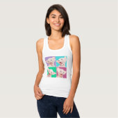 Mugger Sphynx cat Tank Top (Vorderseite Vollansicht)