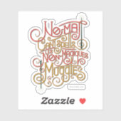 MUGGLE™ Lokalisierte Übersetzungen Grafik Aufkleber (Blatt)