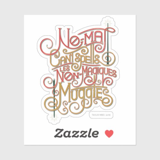 MUGGLE™ Lokalisierte Übersetzungen Grafik Aufkleber (Blatt)