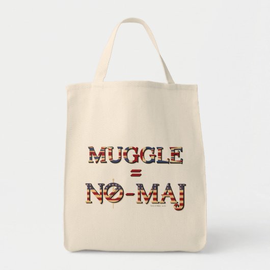 MUGGLE™ = NO-MAJ™ TRAGETASCHE (Vorne)